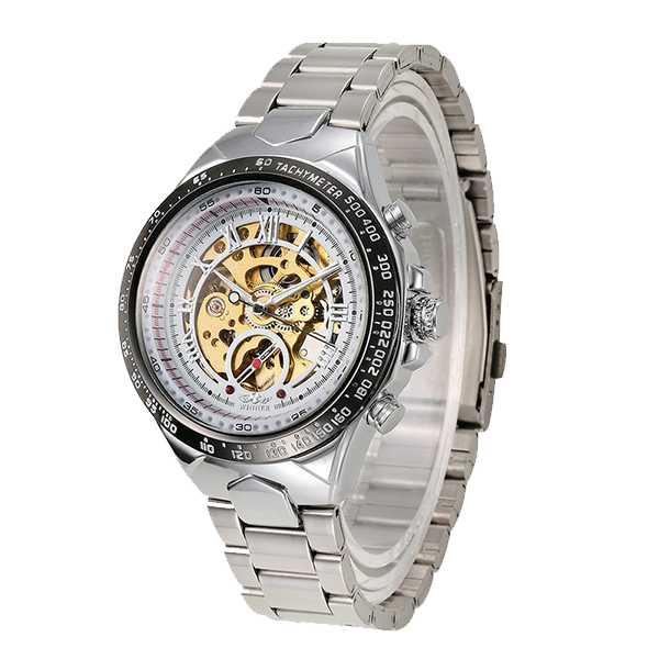 silver watch